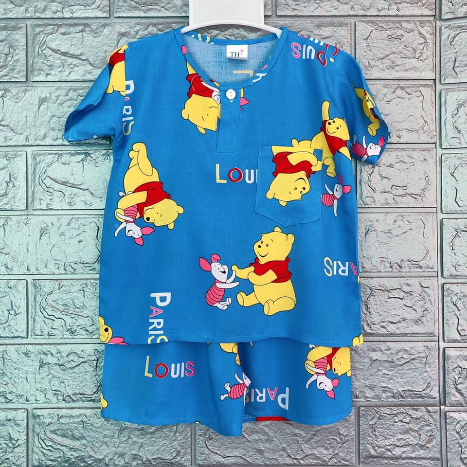 COMBO 3 bộ quần áo bé trai vải tole  loại 1 mềm mại, thoáng mát,ít co rút thấm hút mồ hôi