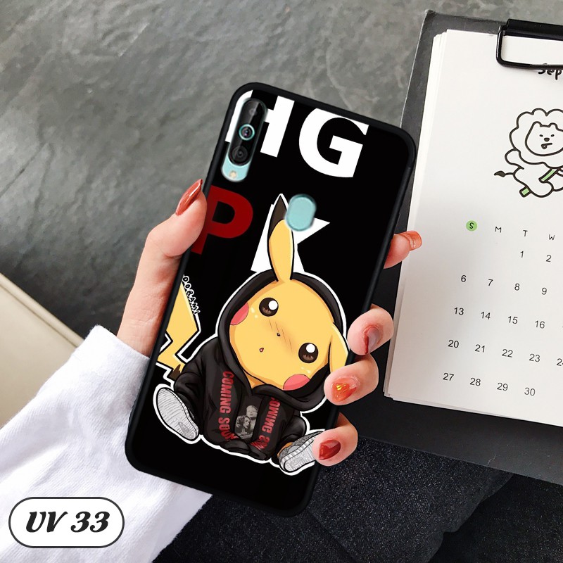 Ốp lưng nhám viền dẻo Samsung Galaxy A60 in hình