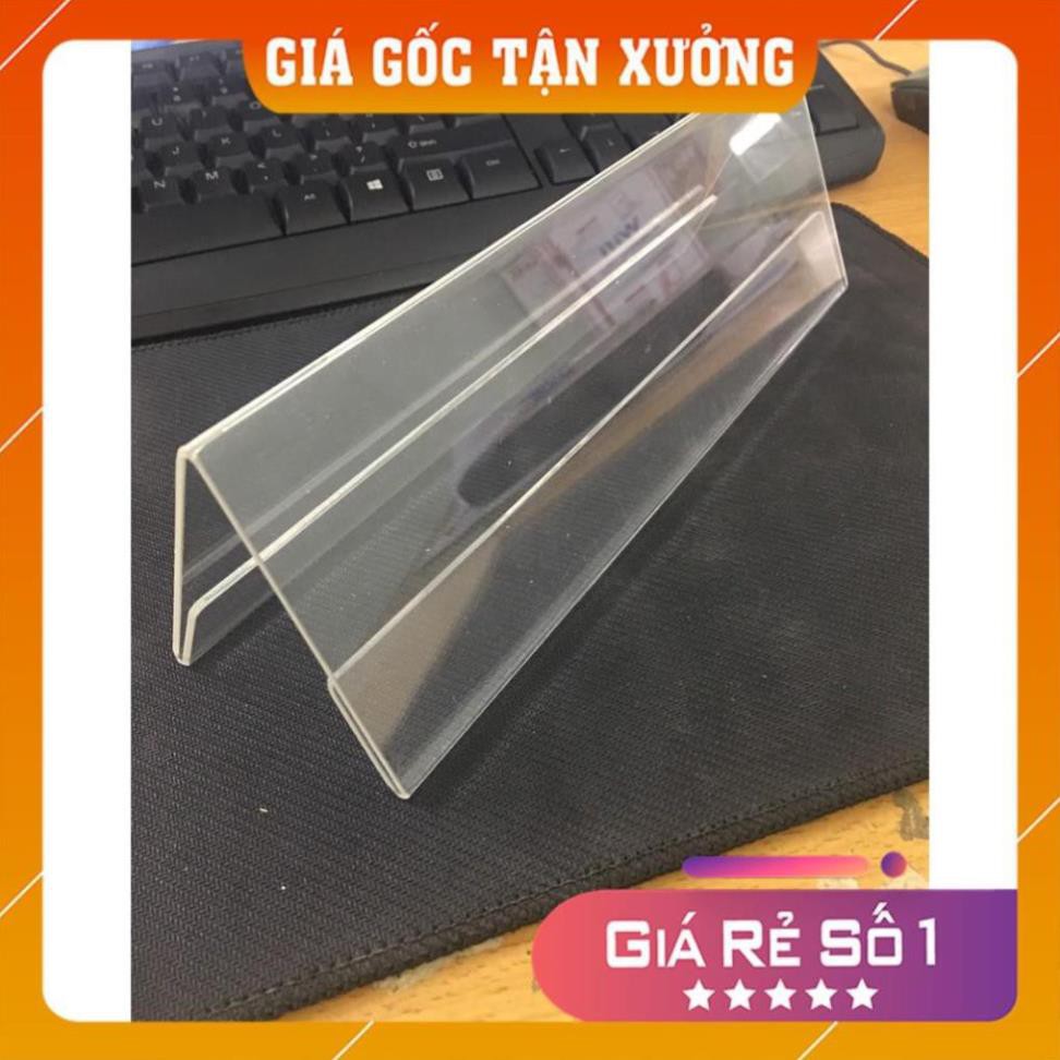 [Mica Việt Nam] [Giá gốc Tận Xưởng] KỆ MICA CHỨC DANH ĐỂ BÀN HAI MẶT KÍCH THƯỚC 24 X 7CM