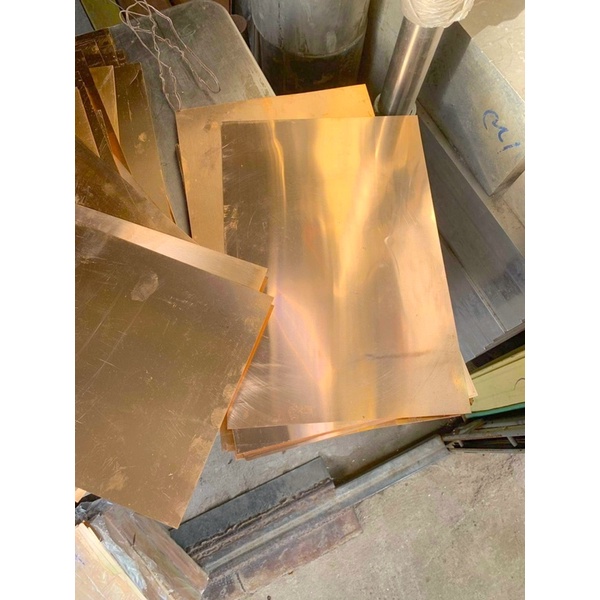 Tấm đồng lá 0,1mm x 200mm x300mm
