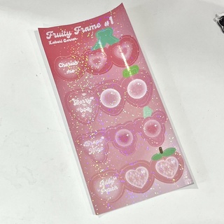 STICKER KHUNG ẢNH FRUITY FRAME HOA QUẢ 🍒🍓