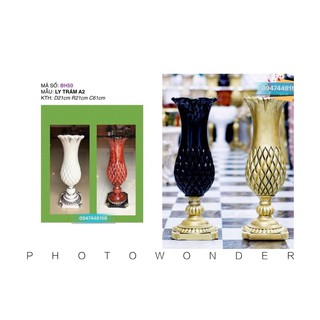 Bình hoa composite dáng ly trám A2 cao 61cm