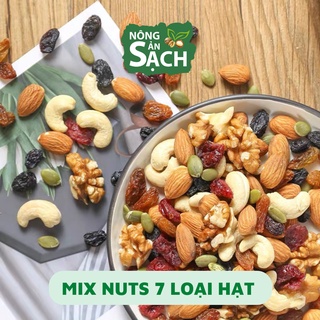 500g Hạt mix dinh dưỡng 7 loại hạt macca, óc chó, hạnh nhân, hạt điều