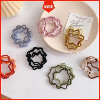 Set 4 Dây Cột Tóc Co Giãn Phong Cách Hàn Quốc Cho Nữ
