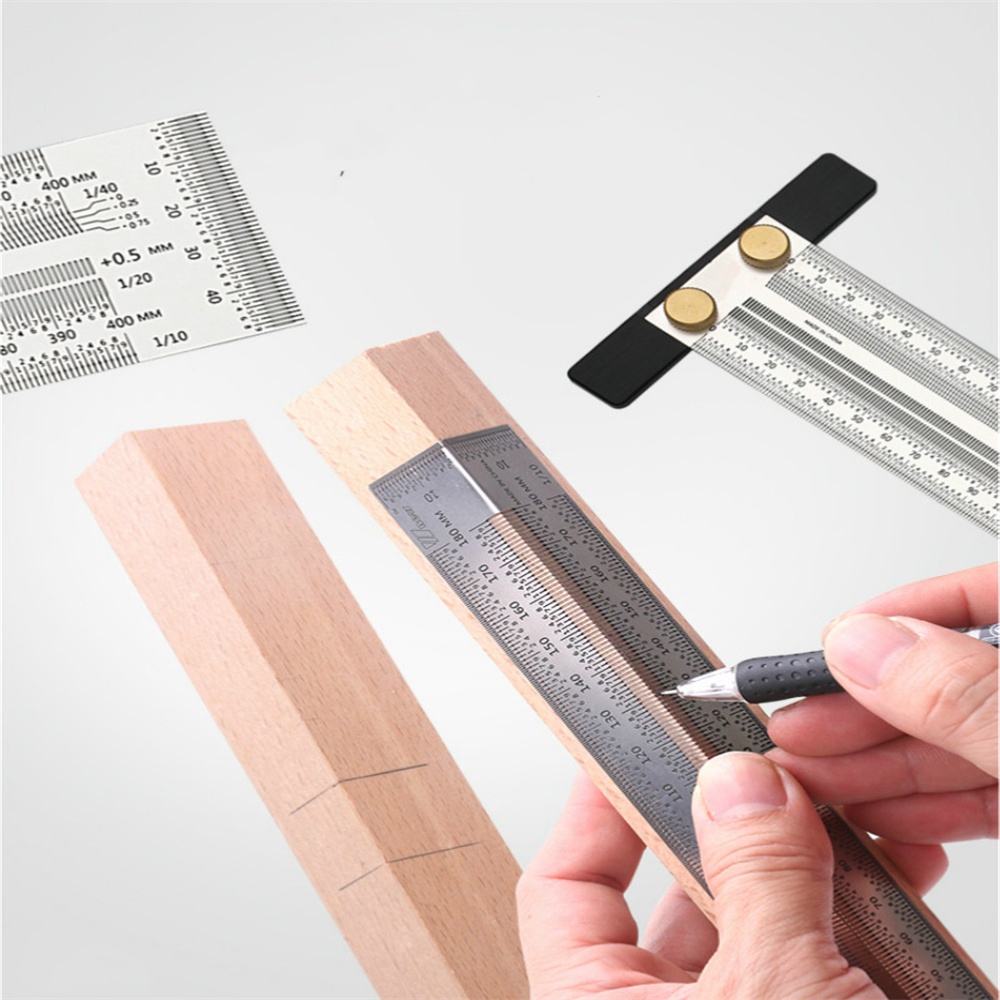 Thước Đo Gỗ Hình Chữ t Bằng Thép Không Gỉ