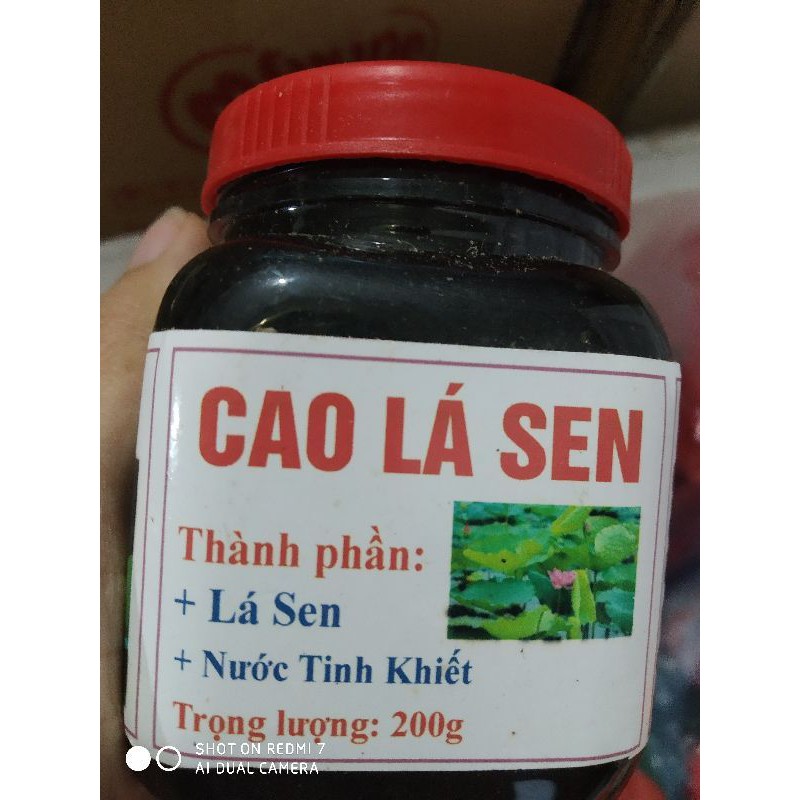 200g cao lá sen