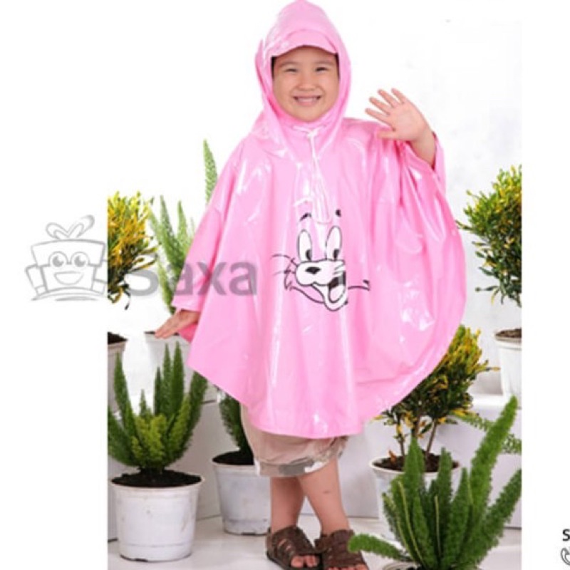 Áo mưa cánh dơi em bé