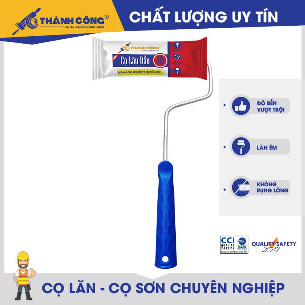 [10 cây] Cọ lăn mini, cọ lăn chỉ, lăn sơn, rulo mini, lăn sơn dầu, cọ lăn sơn dầu mini dành cho sơn dầu, thi công nhanh