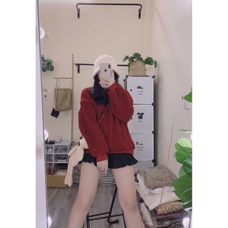 ( Ảnh thật ) Áo nỉ kèm gấu