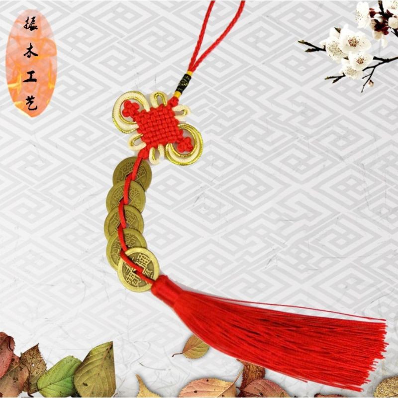 Dây chuỗi 5 đồng xu ngũ đế hút tài lộc bình an | BigBuy360 - bigbuy360.vn