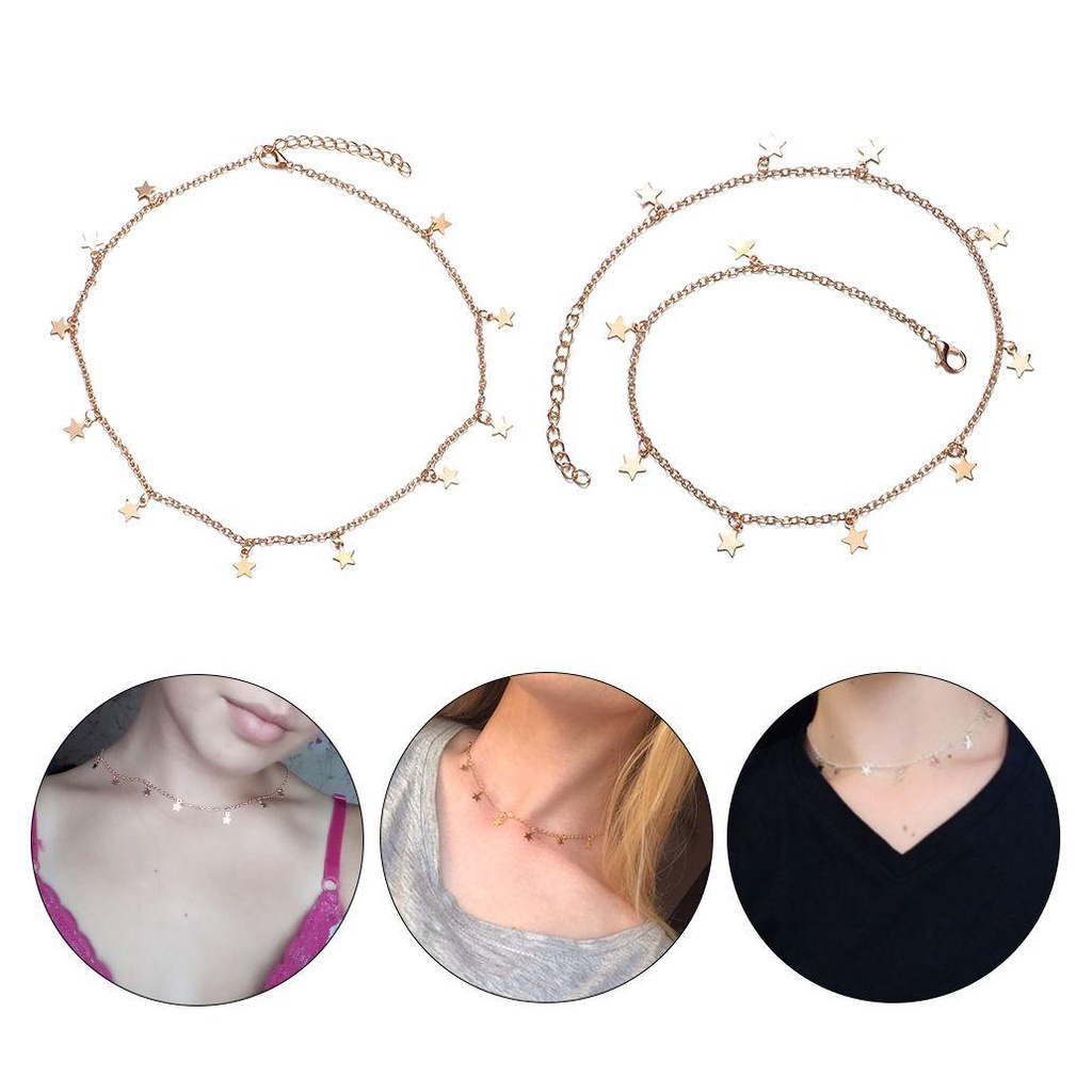 Dây Chuyền Ngôi Sao Thời Trang|Vòng Cổ Choker Thời Trang Cho Nữ