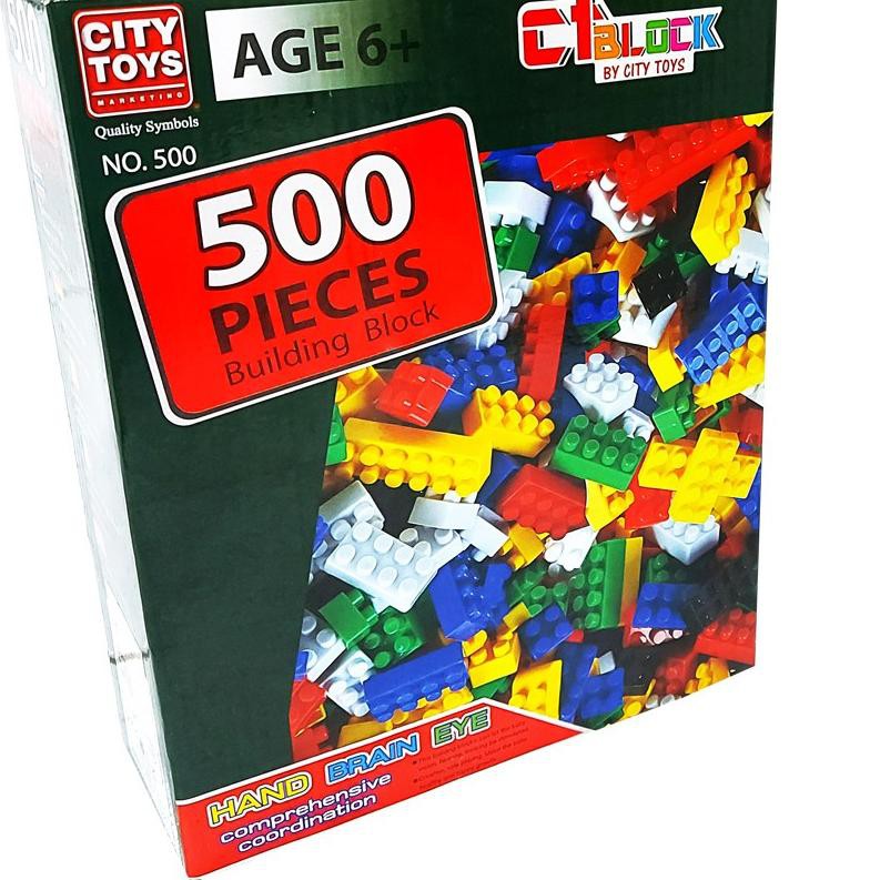 Bộ 500 Khối Lego Xếp Hình Thú Vị Cho Bé