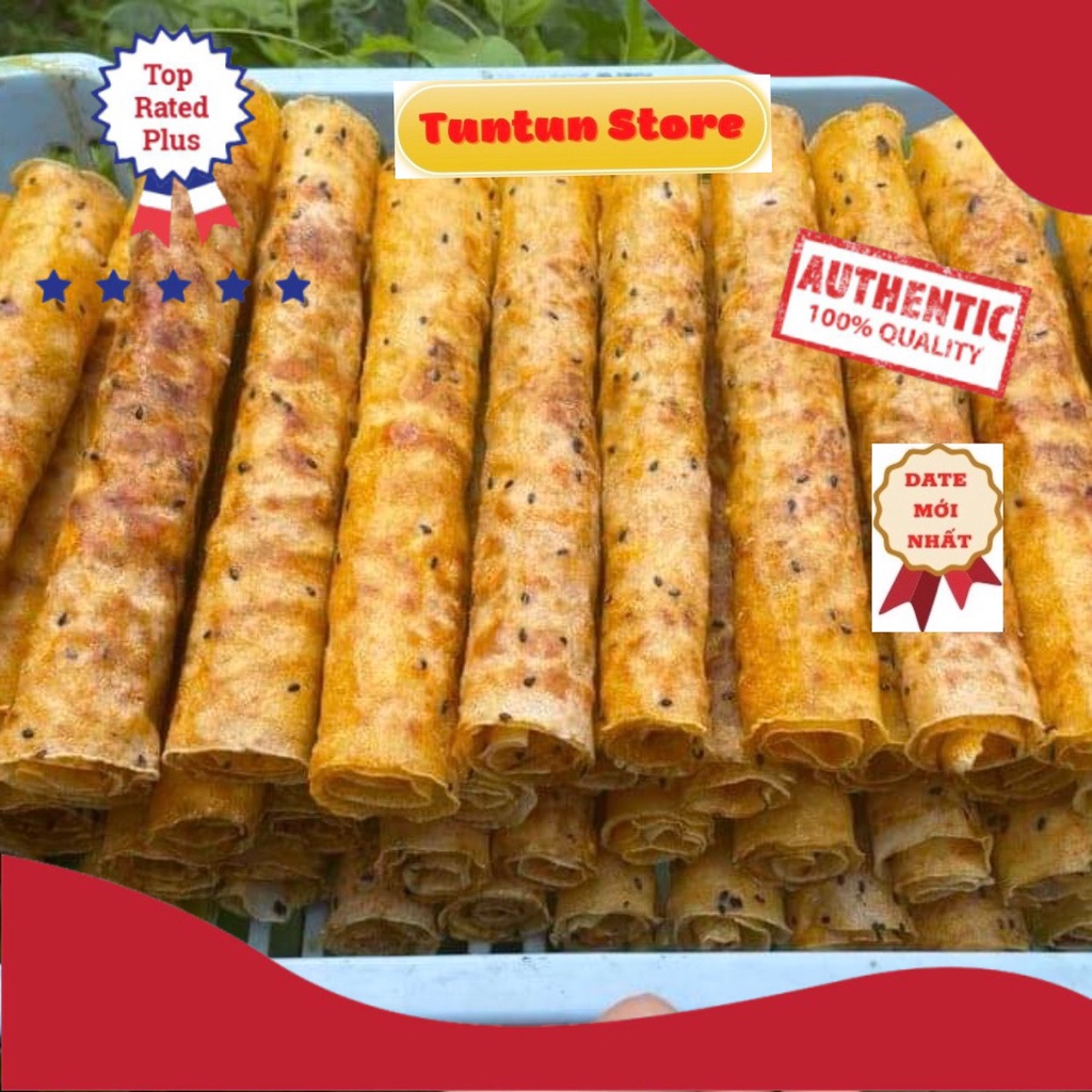 Bánh tráng mỡ hành Tuntun store vừa ngon vừa rẻ,combo 2 bánh cuộn bơ nướng mắm ruốc đồ ăn vặt hà nội chuẩn vị