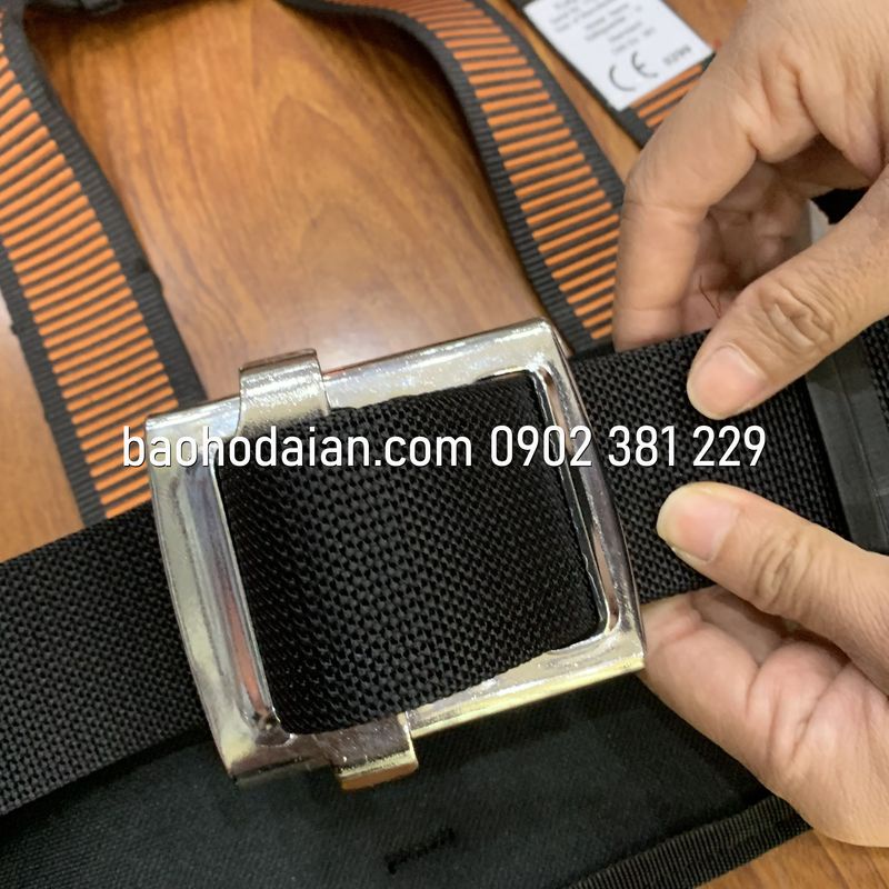 Dây an toàn bán thân Hàn Quốc kiểu Kujie 2 móc nhôm dây đàn hồi