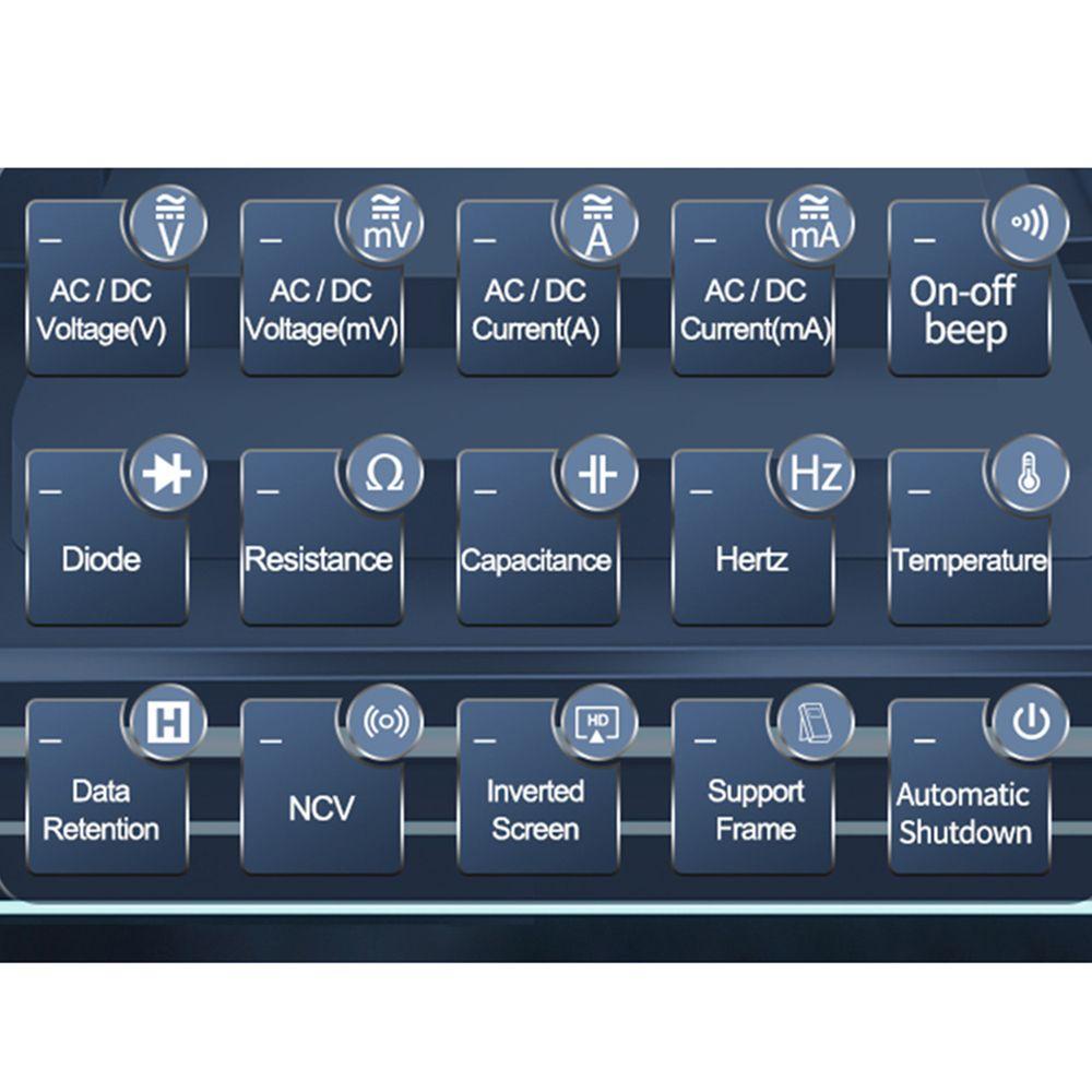 KUNHEV Máy Đo Điện Áp Kỹ Thuật Số ANENG AN113D RMS AC / DC