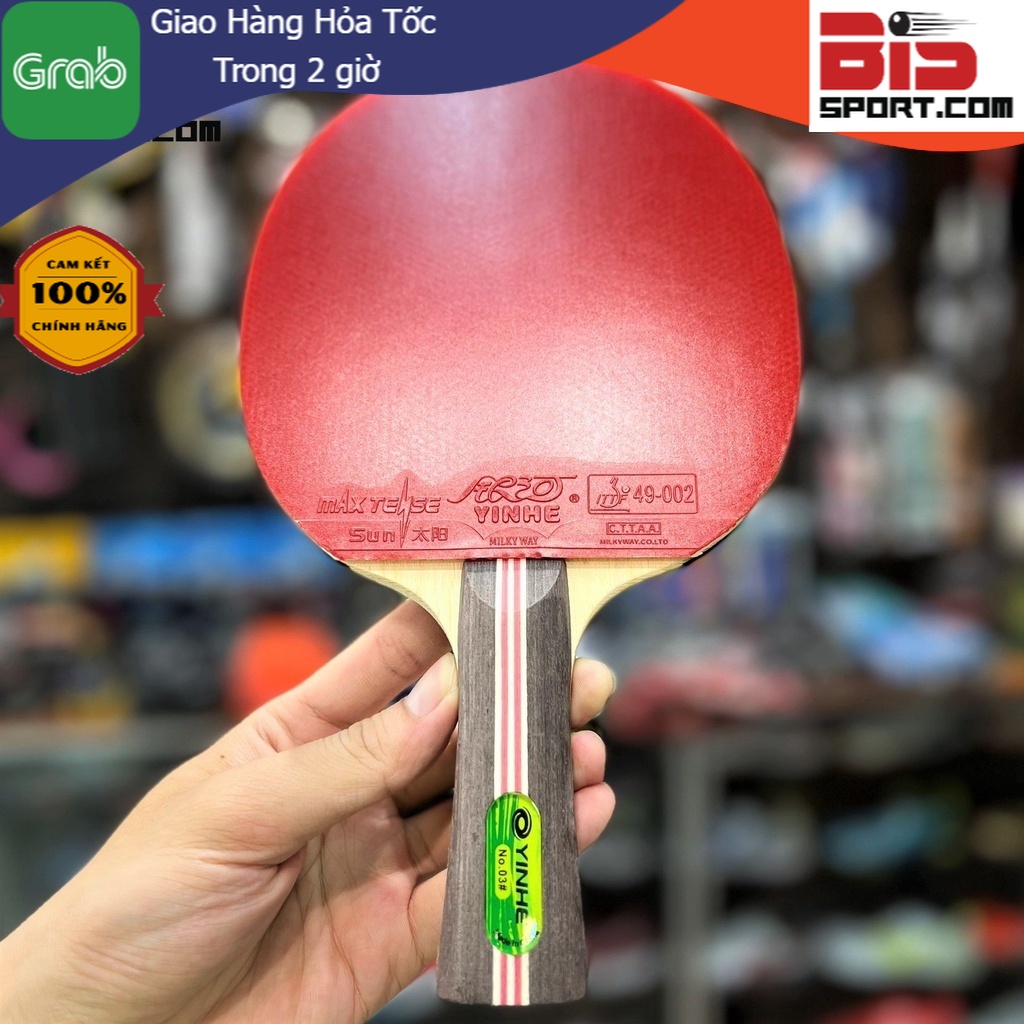 Vợt Bóng Bàn Dán Sẵn Cao Cấp Yinhe 03B Tặng Kèm Túi Vợt - Sử Dụng 2 Mặt Vợt Cao Cấp, Độ Nảy & Độ Xoáy Cực Tốt