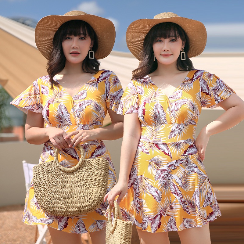 Đồ bơi nữ đồ bơi nữ kín đáo đồ bơi 2 mảnh nữ đồ bơi 2 mảnh đồ bơi hàn quốc đồ bơi big size nữ đồ bơi học sinh áo tắm biển Áo Tắm Một Mảnh Phong Cách Mới Cỡ 53699