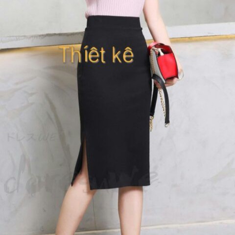 CHÂN VÁY BÚT CHÌ 🌹 HÀNG THIẾT KẾ 🌹CHẤT LIỆU VẢI NHẬP CO GIÃN TỐT MS04 Vannhshop.