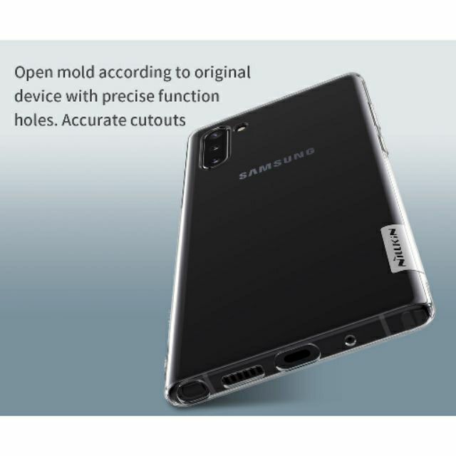 Ốp lưng SamSung Galaxy Note 10 Plus dẻo trong suốt chính hãng Nillkin