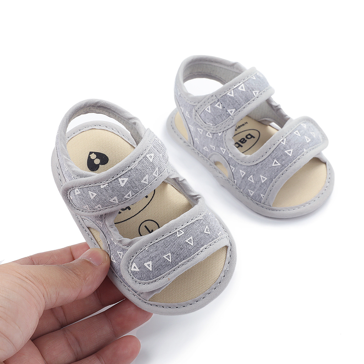 Giày sandal đế mềm chống trượt thoáng khí thời trang mùa hè cho bé 0-18 M