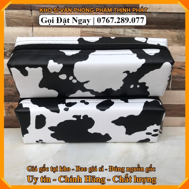 💥Kho sỉ vpp gi.á gốc,sẵn hàng 💥 BÓP VIẾT CON BÒ SỮA bóp viết to 1 ngăn, đựng được nhiều bút, máy tính