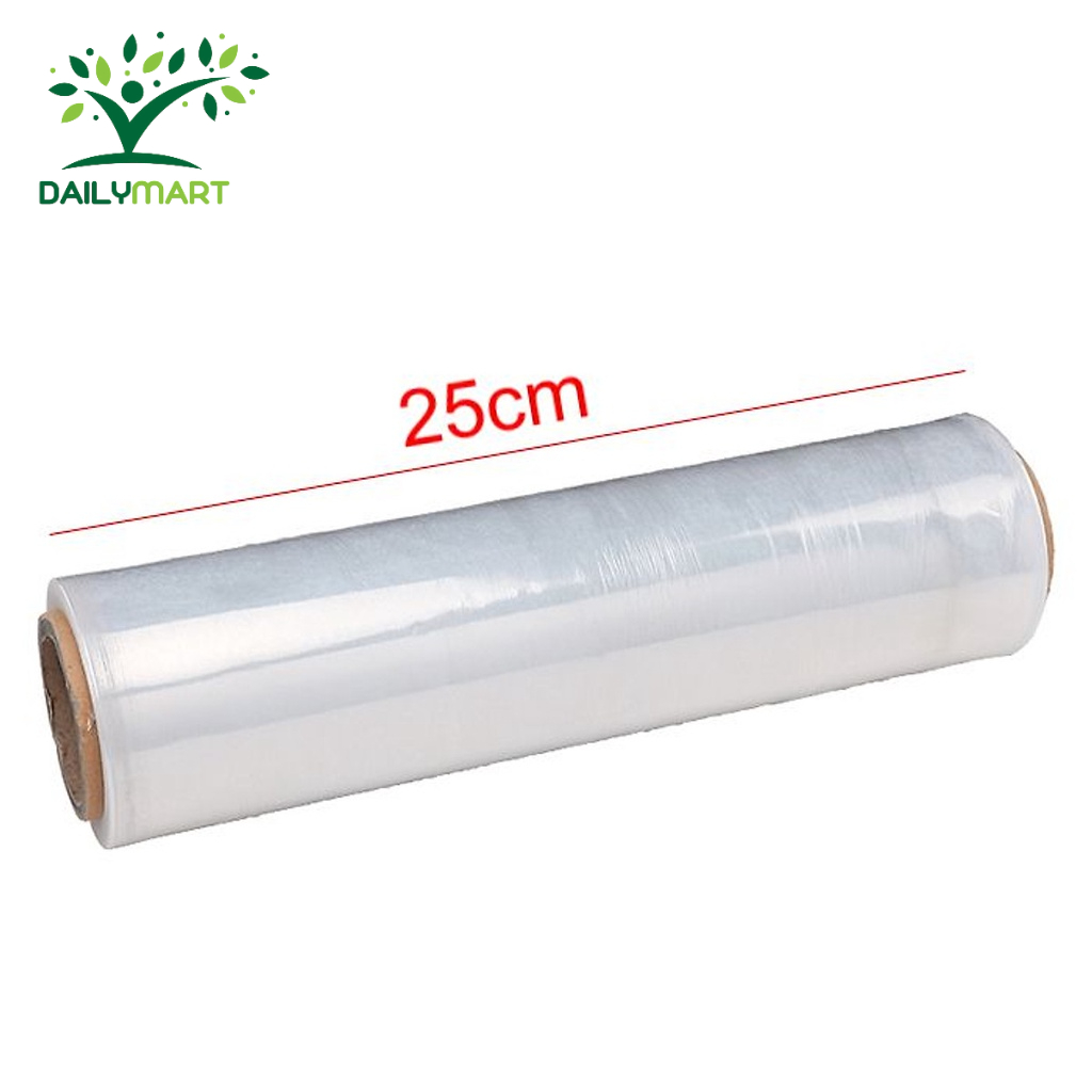 Màng PE/Màng Chít Bọc Hàng Quấn Bụng Chiều Rộng 25cm cân nặng 1kg lõi 0.5kg