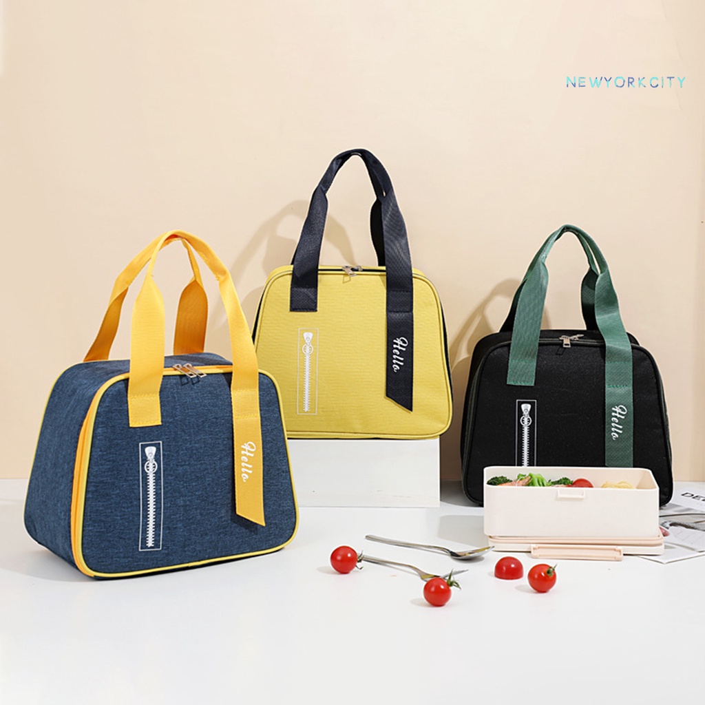 Túi Vải Oxford Ba Lớp Cách Nhiệt Chống Rò Rỉ Sức Chứa Lớn Bảo Vệ Đồ Dùng