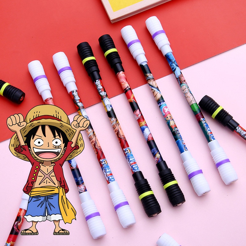 Bút Quay Hình One Piece Cân Bằng Linh Hoạt Chuyên Nghiệp Đáng Yêu Cho Học Sinh