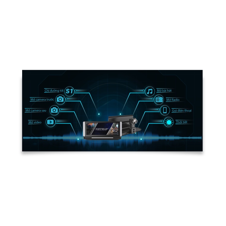 VIETMAP D22 Trợ Lý Lái Xe Đa Năng Phiên Bản Đặt Taplo | BigBuy360 - bigbuy360.vn