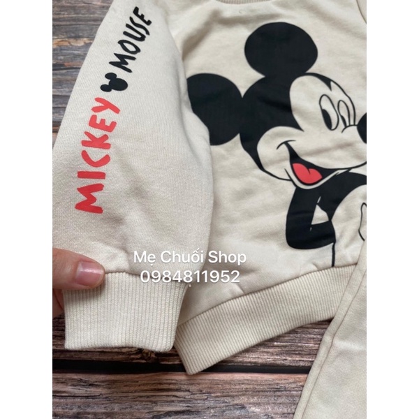 Bộ nỉ  Prinmark mickey cho bé