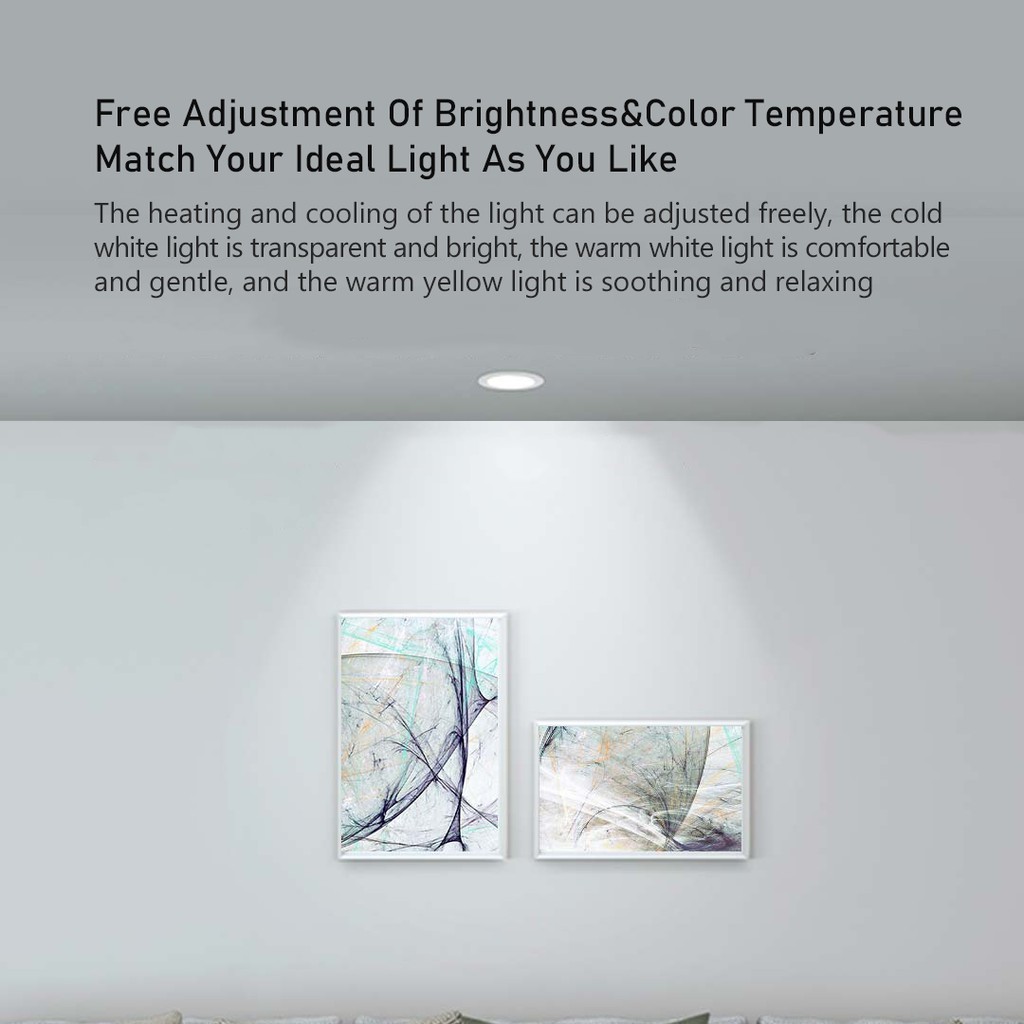 Xiaomi Youpin Đèn LED Âm Trần Thông Minh   MJTS003 Bluetooth Phiên Bản MESH Chất Lượng Cao