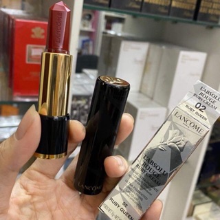 (HÀNG PHÁP ĐỦ BILL) Son Lancôme L’absolu Rouge 02 Ruby Cream