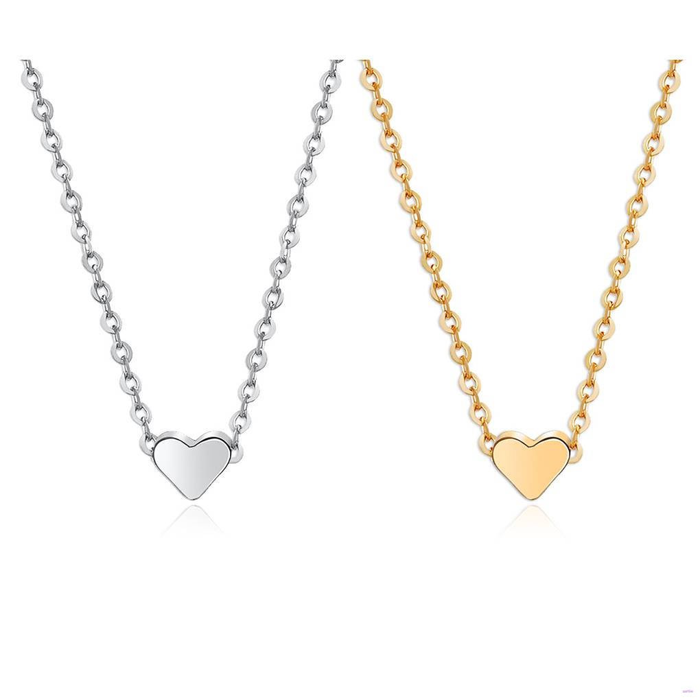 Dây chuyền hợp kim mặt hình trái tim xinh xắn cho nữ