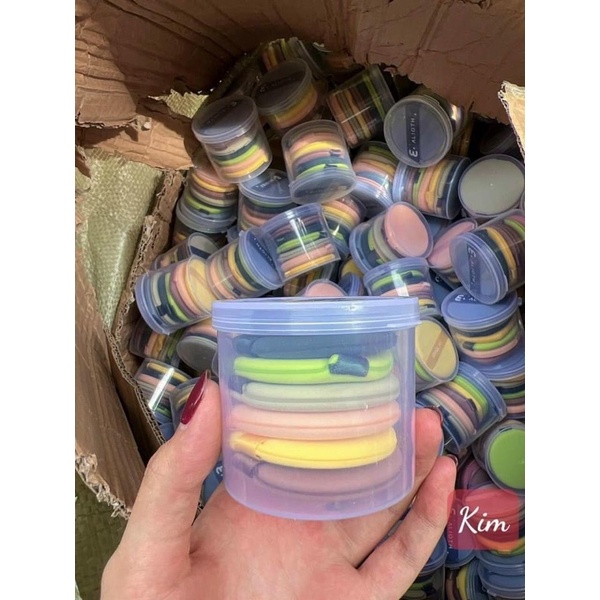 Mút Tán Phấn Nước , Kem Nền Hộp 7 bông nhiều màu ( Nội Địa Trung )