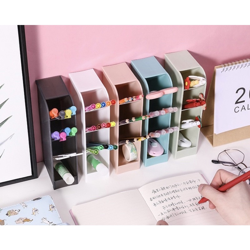 Kệ nhựa đựng bút 4 ngăn