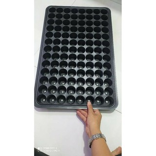 Khay ươm cây. vỉ ươm cây con từ hạt, giâm cành vỉ đen - 104 lỗ