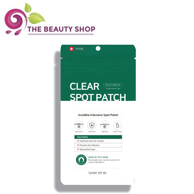 Miếng Dán tiêu diệt Mụn hiệu quả Some By Mi Clear Spot Patch (Set 18 miếng)