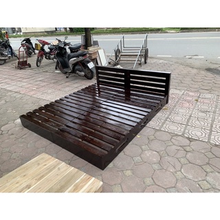 GIƯỜNG PALLET GỖ GIÁ RẺ