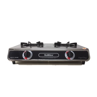Bếp gas đôi mặt inox để bàn NaMilux NA-666BSM - Hàng chính hãng