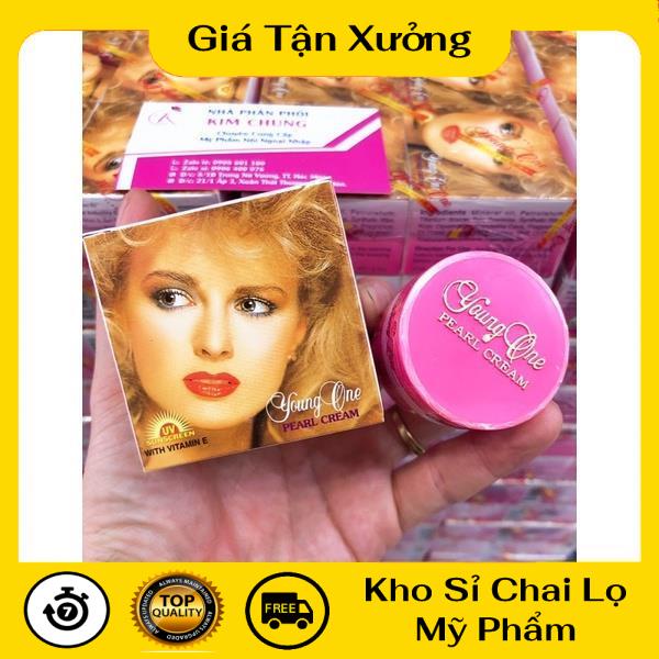Kem Dưỡng Da ❤ TRÙM SỈ ❤  Hộp lẻ ❤ Kem cô gái tóc xù Young One 5g , nguyên liệu, công thức làm kem trộn trắng da body