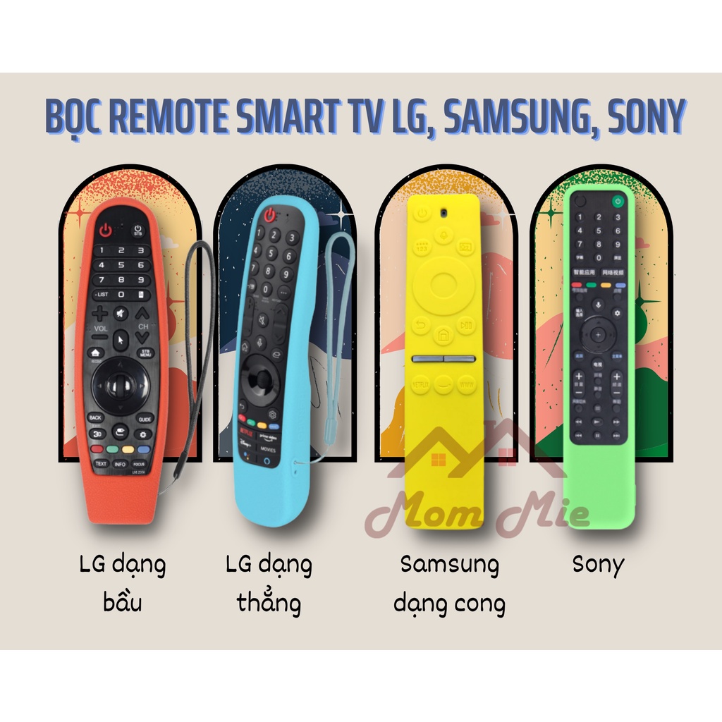 Vỏ bọc remote tivi SAMSUNG LOẠI CONG, chống bụi bẩn, chống trượt, I027, I028