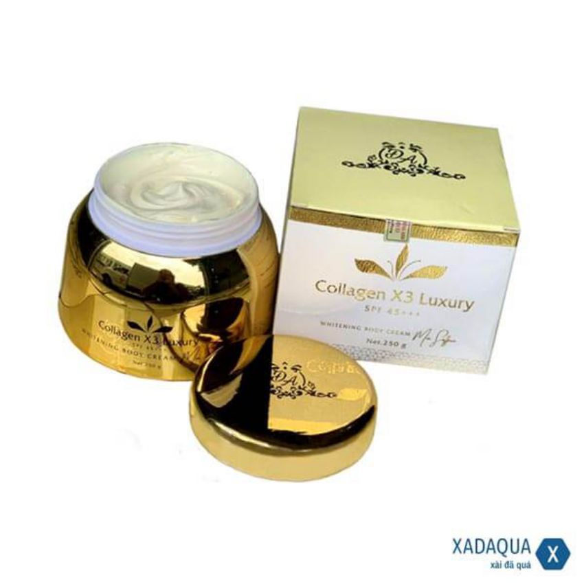 [HÀNG CHÍNH HÃNG] Kem Body Collagen X3 Luxury Trắng Da, Dưỡng Ẩm, Mờ Thâm, Mỹ Phẩm Đông Anh