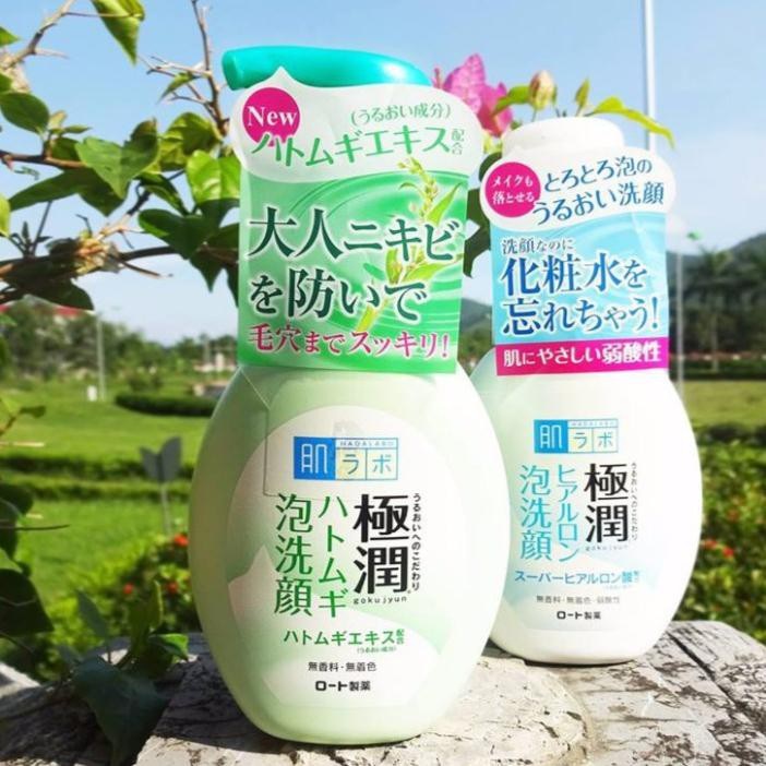 Sữa rửa mặt tạo bọt Hada Labo Nhật Bản - Chai 160ml