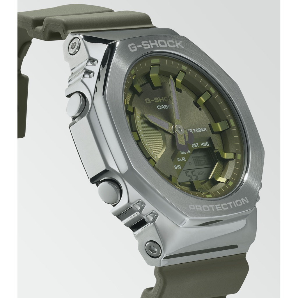 Đồng hồ nam/nữ Casio G-Shock GM-S2100 / GM-S2100-3A chống va đập, chống nước 200m, size 40mm, hàng chính hãng