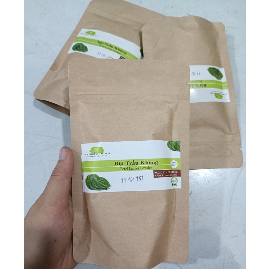 100gr bột lá trầu không xông hơ vùng kín sau sinh(10 lần xông)