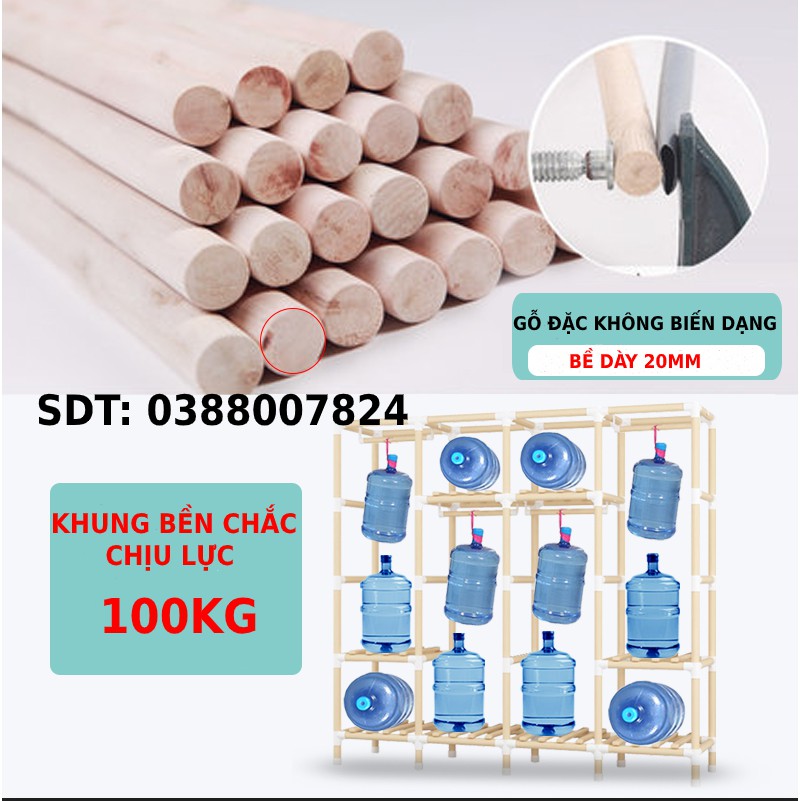 Tủ quần áo vải 4 buồng khung gỗ cao cấp size 1.7m 2m phi gỗ 18mm