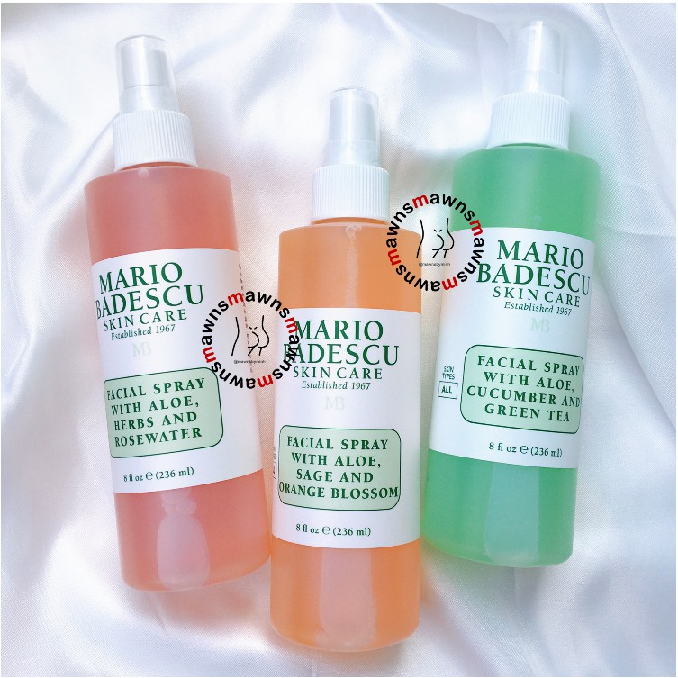 Toner dạng xịt Mario Badescu Facial Spray