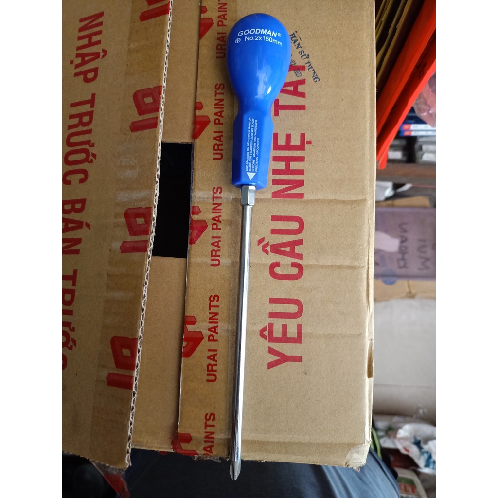 TUA VÍT BAKE CÁN TRƠN XANH GOODMAN 6LY x 150MM