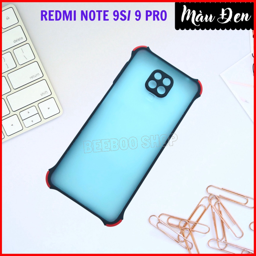 CHỐNG SỐCỐp lưng Bảo vệ Camera Xiaomi Redmi Note 9/ 9s/ 9 Pro - Chất liệu Nhám Cao cấp - Chống va đập