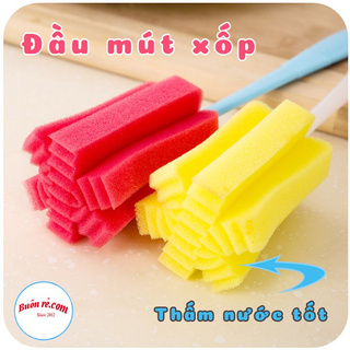 Combo 2 Cọ rửa cốc, rửa bình sữa đầu mút xốp MS 00190